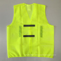 Yellow cheap mesh safety vest with reflective band UAE